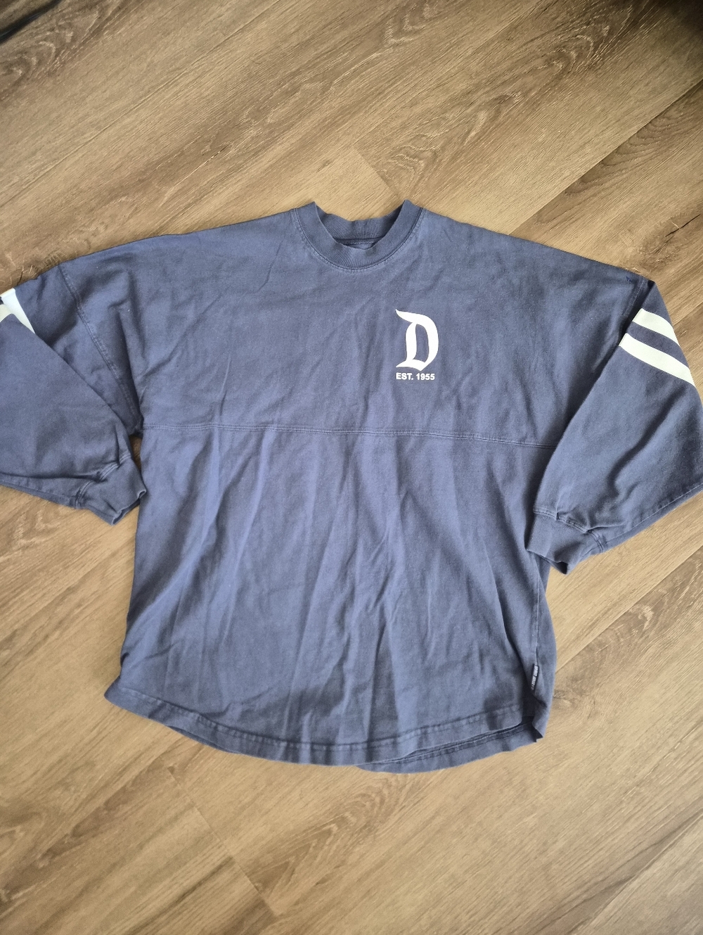 Disney Spirit Jersey Navy Blue Disneyland Resort Graphic Sweatshirt Medium